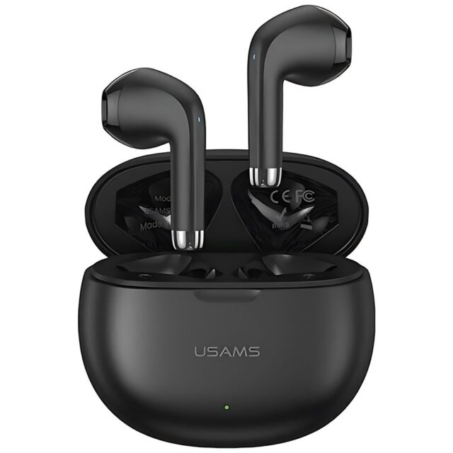 USAMS Bluetooth 5.3 Headphones TWSRhymbo Series Wireless Black/Black BHUYO01 (US-YO17) - imagine 3
