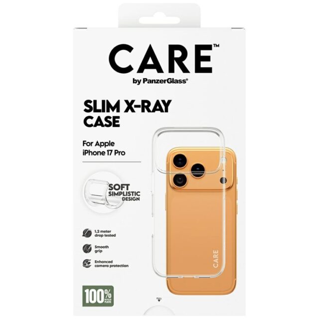 Case CARE by PanzerGlass Fashionable X-Ray Soft Basic for iPhone 17 Pro transparent - imagine 5