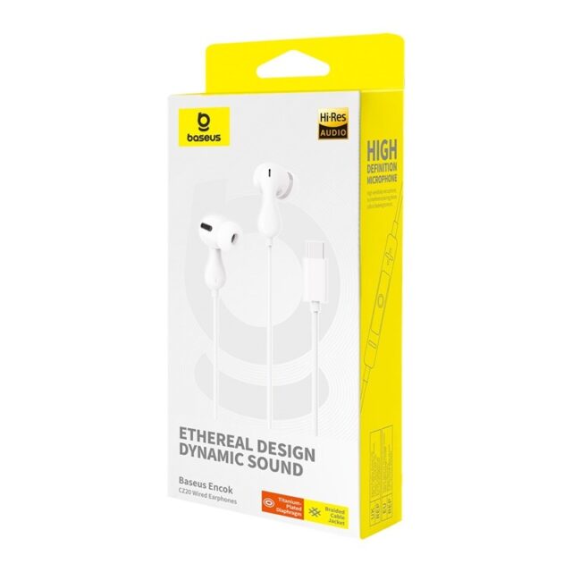 Baseus Encok CZ20 - headphones (white) - imagine 6