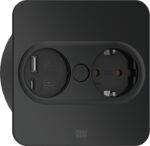 Bachmann 946.105 socket-outlet Type F + USB A + USB C Stainless steel