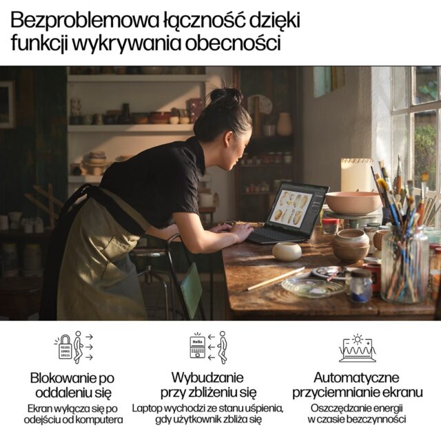 HP Envy x360 14-fa0016nw Ryzen 7 8840HS 14 WUXGA Touch 300nits 16GB LPDDR5-6400 SSD512 Radeon 780M Cam 5 Mpx IR 59Wh Win11 Meteor Silver Aluminum 2Y - imagine 7