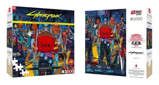 Good Loot Comic Book Puzzle: Cyberpunk 2077 Kickdown  1000 elementów - imagine 5