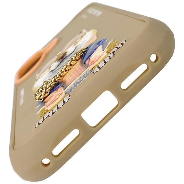 Case Nimmy Glasses Cool Dog for iPhone 17 beige - imagine 5