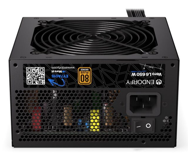 ENDORFY Vero L6 power supply unit 650 W 24-pin ATX ATX Black - imagine 10