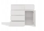MALWA 1D5S WHITE CHEST OF DRAWERS - imagine 4