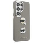 Case Karl Lagerfeld Saffiano Double      Heads Metal for Samsung Galaxy S26 Ultra silver - imagine 4