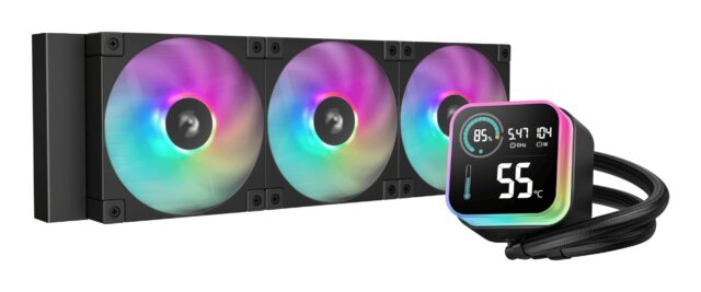 DeepCool LQ360 Processor Liquid cooling kit 12 cm Black 1 pc(s) - imagine 2