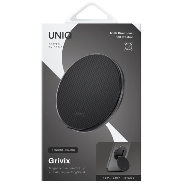 Magnetic holder UNIQ Grivix Premium 360 Mount&Grip Stand black - imagine 4