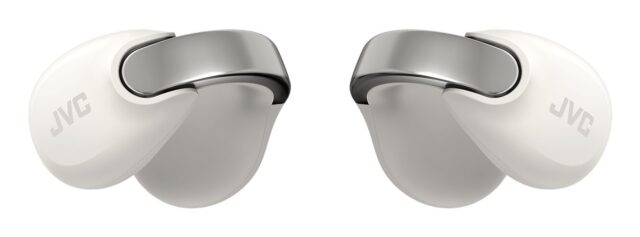 JVC HA-NP1TWU - open-back TWS earcuff headphones  white - imagine 4