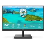 Philips E Line 245E1S/00 LED display 60.5 cm (23.8 ) 2560 x 1440 pixels 2K Ultra HD LCD Black