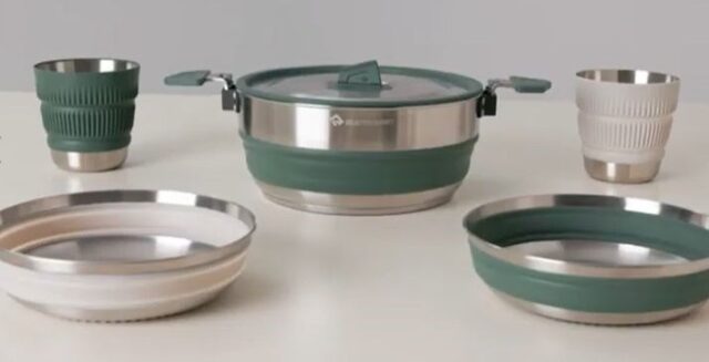 Zestaw kuchenny SEA TO SUMMIT Detour Stainless Steel Kettle Cook Set - imagine 2