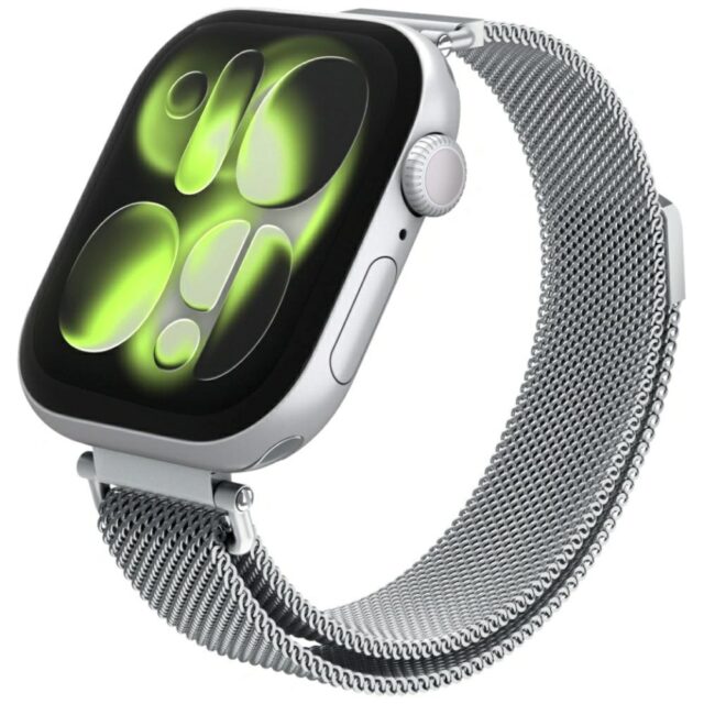 Band Spigen WBM4 for Apple Watch 8/9/10/11/SE (40/41/42mm) silver - imagine 7