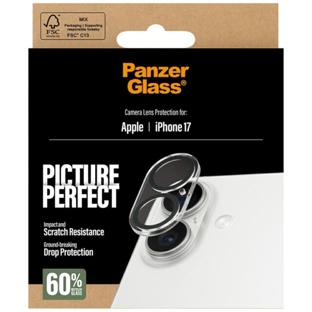 Tempered glass lens protector PanzerGlass  PicturePerfect for iPhone 17 - imagine 4