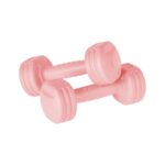 REBEL ACTIVE Bitumen dumbbell set 20kg (2x1kg + 2x2kg + 2x3kg + 2x4kg) - imagine 2