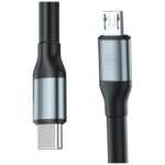 Kabel 3MK Hyper Cable N-SERIES USB-C do  Micro USB 3m QC 3.0 5V/2A 10W czarny - imagine 3