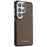 Case Karl Lagerfeld Embossed Ring        Initials MagSafe for Samsung Galaxy S26 Ultra brown - imagine 4