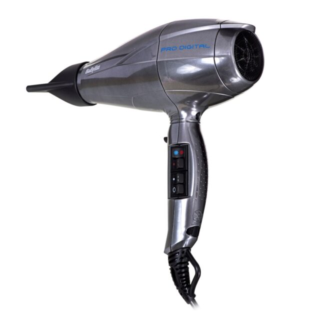 BaByliss Pro Digital Grey  Silver 2200 W - imagine 2