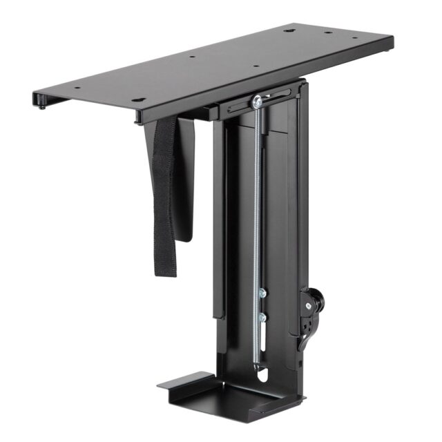 Maclean MC-885 B Under Desk Computer Holder Black Adjustable Max. 10kg. - imagine 10