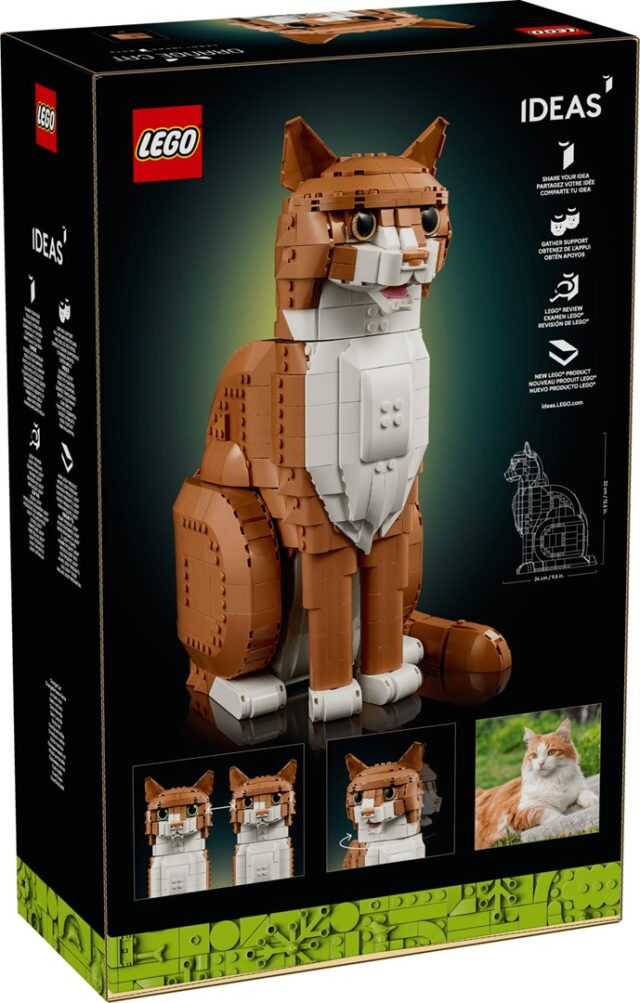LEGO IDEAS 21376 Orange Cat - imagine 4