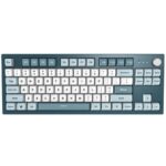Montech MKey TKL keyboard Gaming USB Dark Grey  Light Blue  White - imagine 2