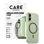 Case CARE by PanzerGlass Flagship Urban  Explorer w. Black MagSafe for iPhone 17 transparent - imagine 4