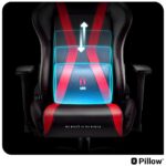 Gaming chair Diablo Chairs X-Horn 2.0 Normal Size black-red - imagine 8