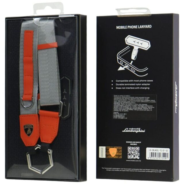Universal Lamborghini D1 Crossbody Webbing Strap orange - imagine 3