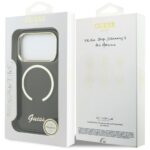 Case Guess IML Script Metal MagSafe for   iPhone 17 Pro Max black - imagine 8