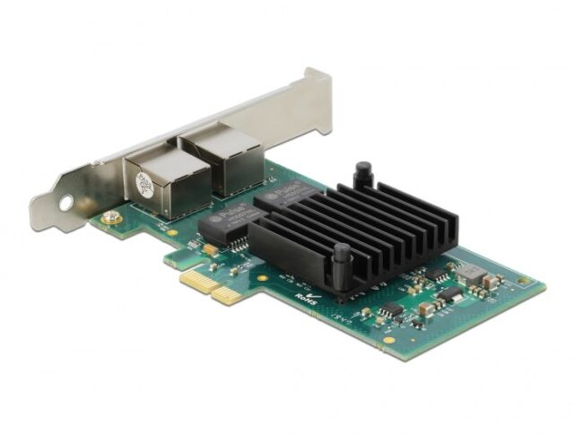 DeLOCK PCI Express x1 Card 2 x RJ45 Gigabit LAN i350 - imagine 2