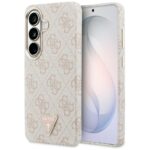 Case Guess 4G Triangle Logo MagSafe for   Samsung Galaxy S26 Plus pink