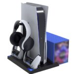 iPega P5013 Charger and Cooling Station pro PS5 a PS5 Controller Black