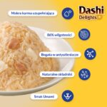 INABA CAT Dashi Delights Delicate Flakes Chicken with Tuna & Salmon - cat treat - 40g - imagine 3