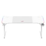 Huzaro Hero 4.8 White RGB - gaming desk - imagine 5