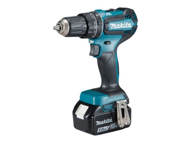 Makita DHP485RTJ drill 28500 RPM Keyless 1.5 kg Black  Blue - imagine 2