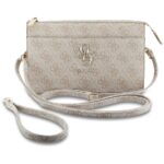 Torebka Guess 4G Big Logo kopertówka na   telefon różowy