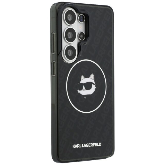 Case Karl Lagerfeld IML Repeated         Choupette MagSafe for Samsung Galaxy S26 Ultra black - imagine 4