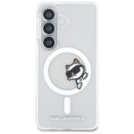 Case Karl Lagerfeld IML Peekaboo         Choupette MagSafe for Samsung Galaxy S26 Plus transparent - imagine 4