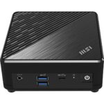 MSI Cubi N ADL S-098EU Intel® N N200 4 GB DDR4-SDRAM 128 GB SSD Windows 11 Pro Mini PC Black - imagine 2