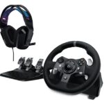 GAMING WHEEL LGT G920+HEADPH G335 BLACK