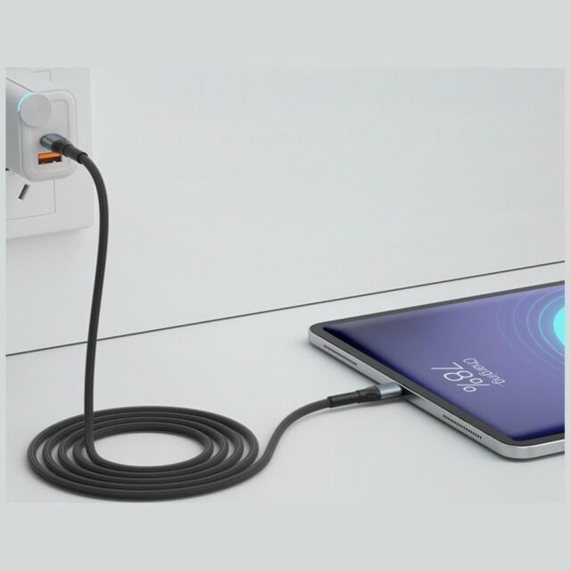 Kabel 3MK Hyper Cable N-SERIES USB-C do  Micro USB 3m QC 3.0 5V/2A 10W czarny - imagine 4