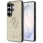 Case Guess Fixed Glitter Big 4G Metal    Logo for Samsung Galaxy S26 Ultra gold