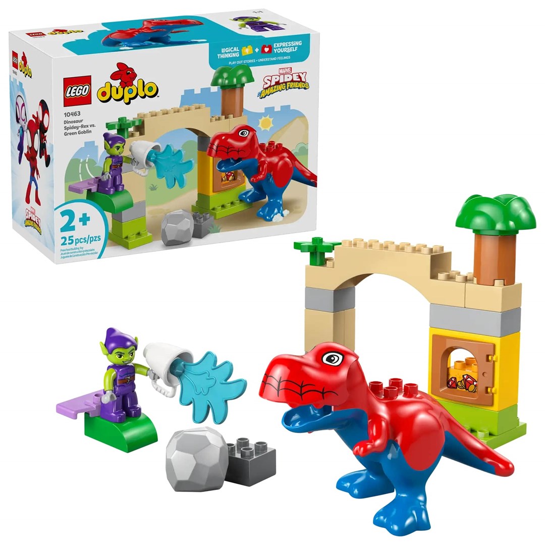 cps-47139ebf3a1b0c6f95233f9a7b79d43a-2026-03-26-17-49-39 LEGO DUPLO 10463 Dinosaur Spidey-Rex vs Green Goblin - imagine 1