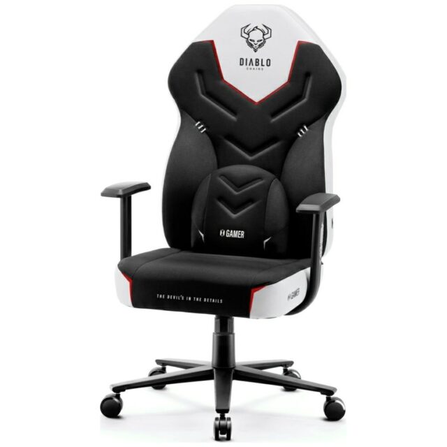 Gaming chair Diablo Chairs X-Gamer 2.0 Normal Size white - imagine 6