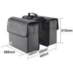 Bicycle Double Pannier Bag West Biking  36l black - imagine 4