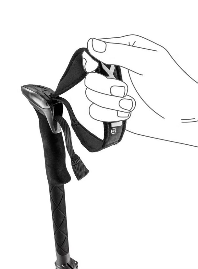 Kije trekkingowe LEKI SHERPA FX  120-140cm czarne - imagine 3