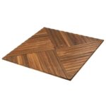 ARTELEGNO Walnut Wood Plate Pad 33 cm - imagine 2