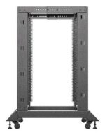 OPEN RACK 18U 600X800 BLACK LANBERG - imagine 4