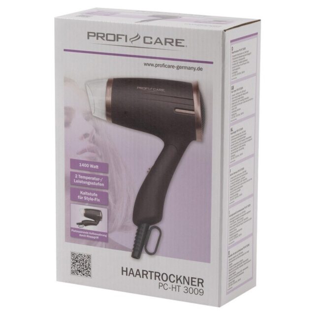 ProfiCare Hair Dryer PC-HT 3009 Brown 1400 W - imagine 2
