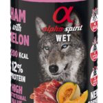 ALPHA SPIRIT WET Ham with Melon – Wet Dog Food – 400 g