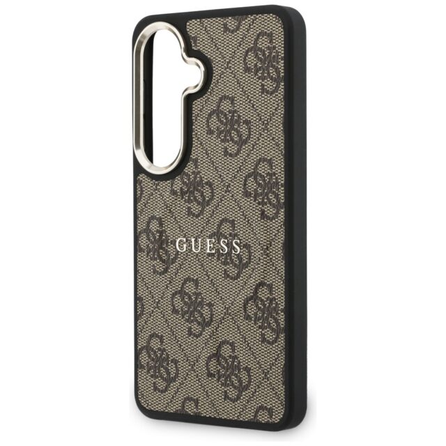 Case Guess 4G Embossed Ring MagSafe for   Samsung Galaxy S26 Plus brown - imagine 7